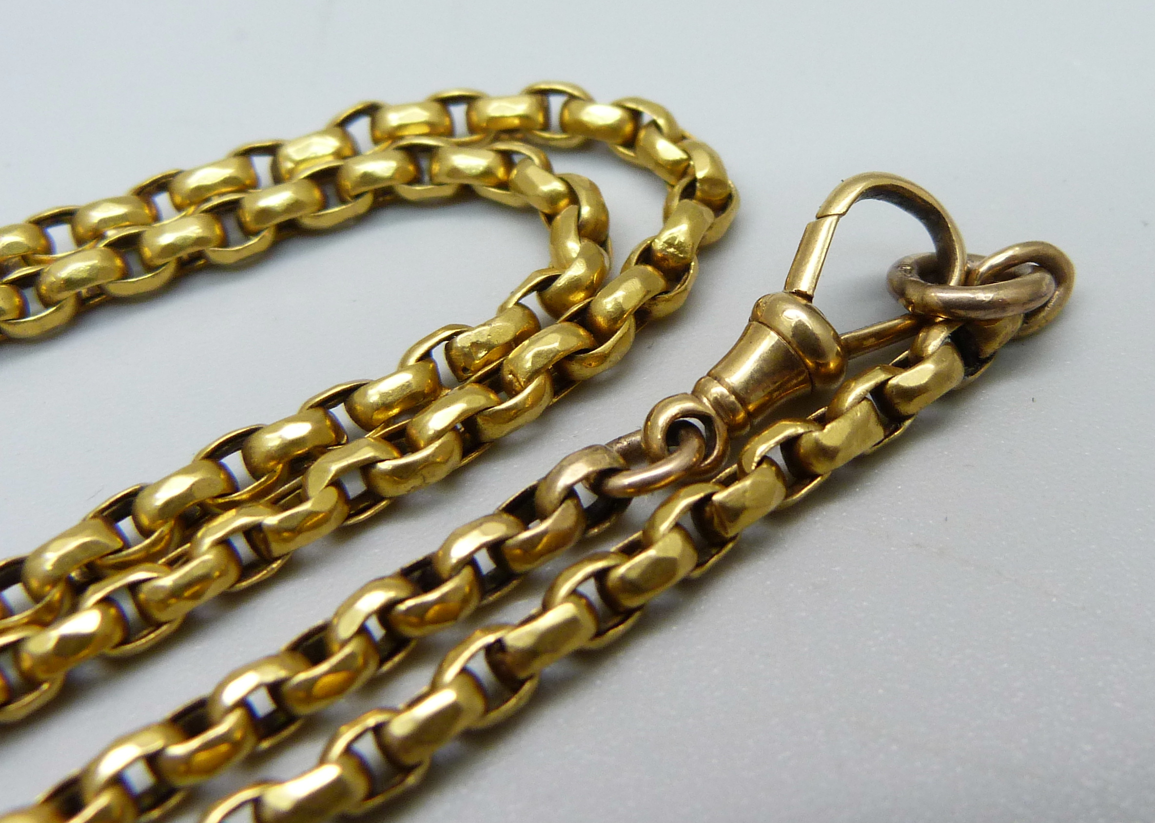 A 9ct gold guard chain, 30.2g, 128cm - Image 2 of 2