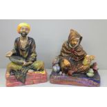 Two Royal Doulton figures, Medicant HN1365 and The Potter HN1493