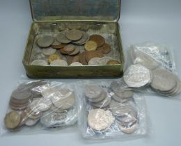 British coins including crowns