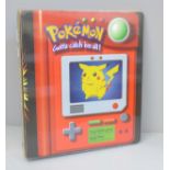 A vintage Nintendo Pokemon folder