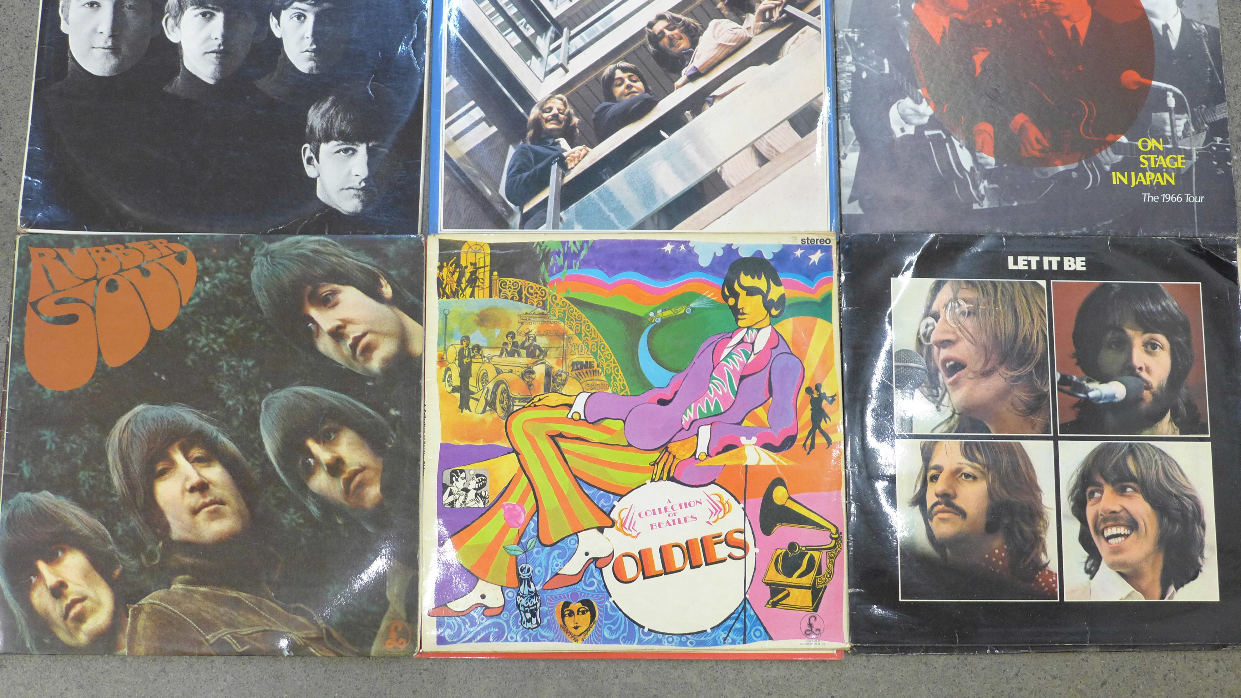 Twelve The Beatles LP records - Image 2 of 2