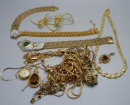 Gold plated jewellery