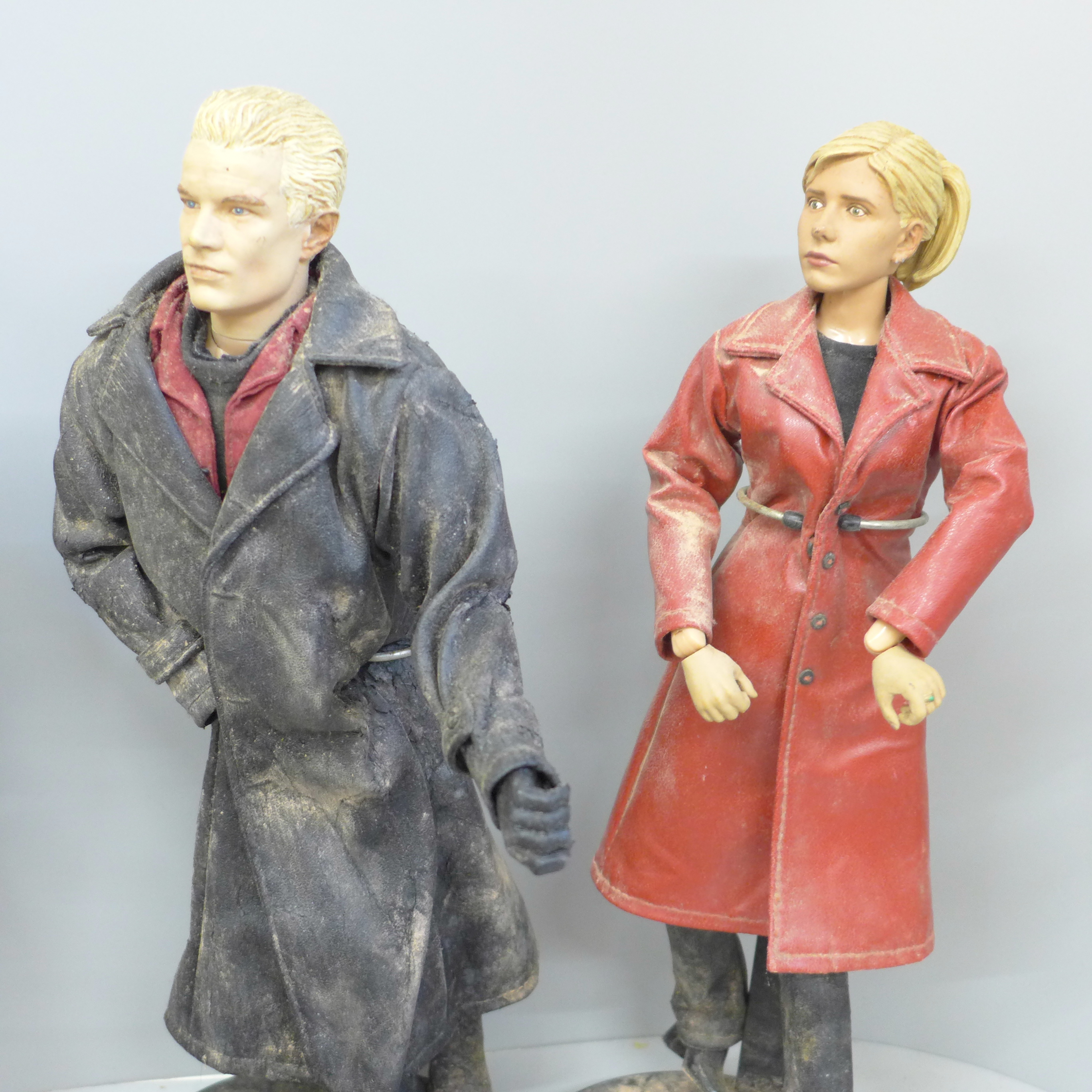 Four Buffy The Vampire Slayer figures and a wall coat hanger - Image 2 of 4