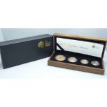The Royal Mint 2008 UK gold proof sovereign collection, No. 1062