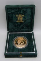 The Royal Mint UK Brilliant Uncirculated Five Pound coin, 1999, cased