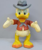 A vintage rubberised Donald Duck