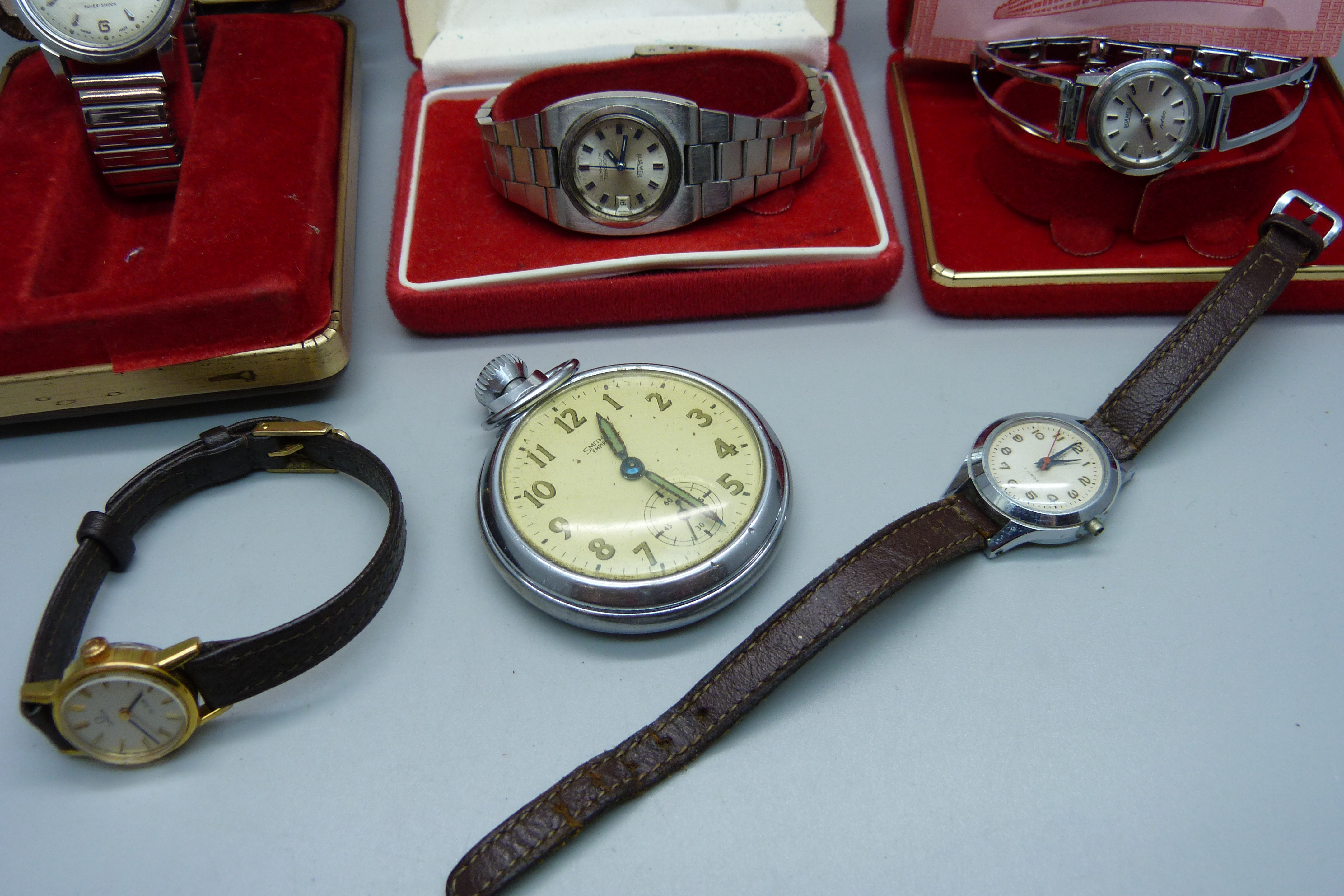 A lady's Omega wristwatch, a gentleman's Roamer wristwatch and other wristwatches - Image 4 of 4