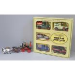 A Matchbox Models of Yesteryear set and a Matchbox Passenger Coach and Horses set