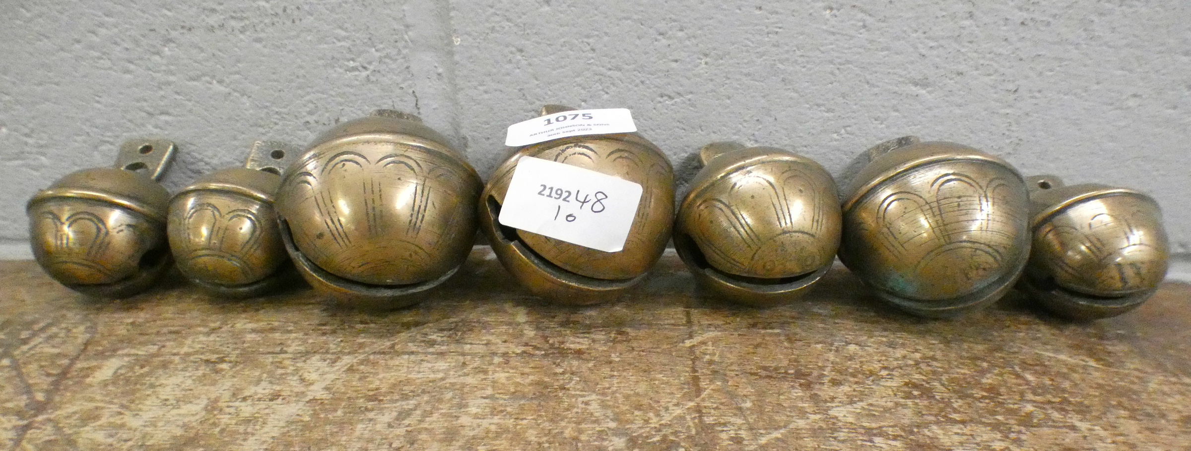 Seven bronze bells