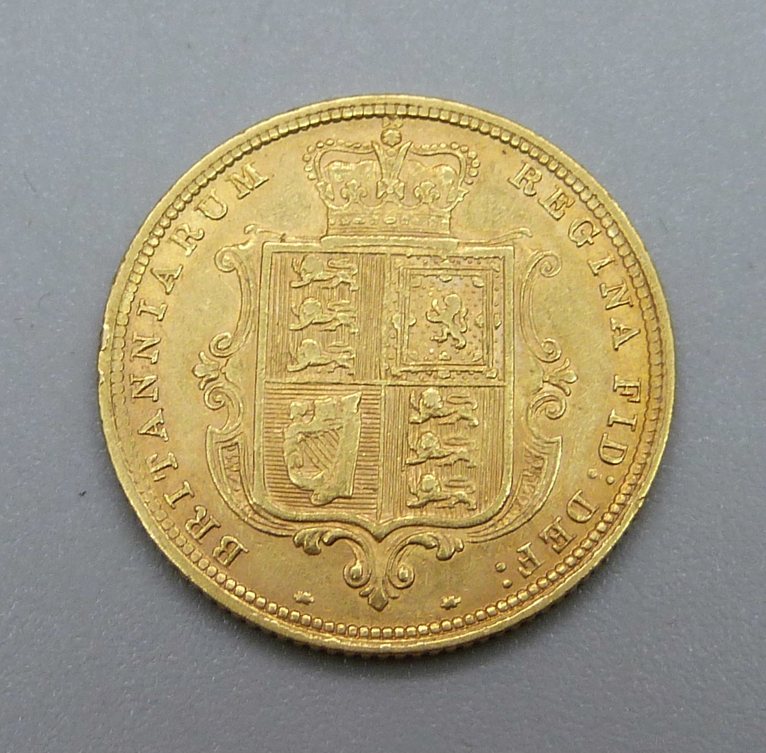 A Victorian 1884 gold half-sovereign - Image 2 of 2