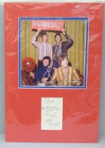 A Small Faces autographed display