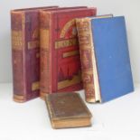 Two bound volumes of Old and New London Illustrated, Cassell and Co., circa 1878, one bound volume