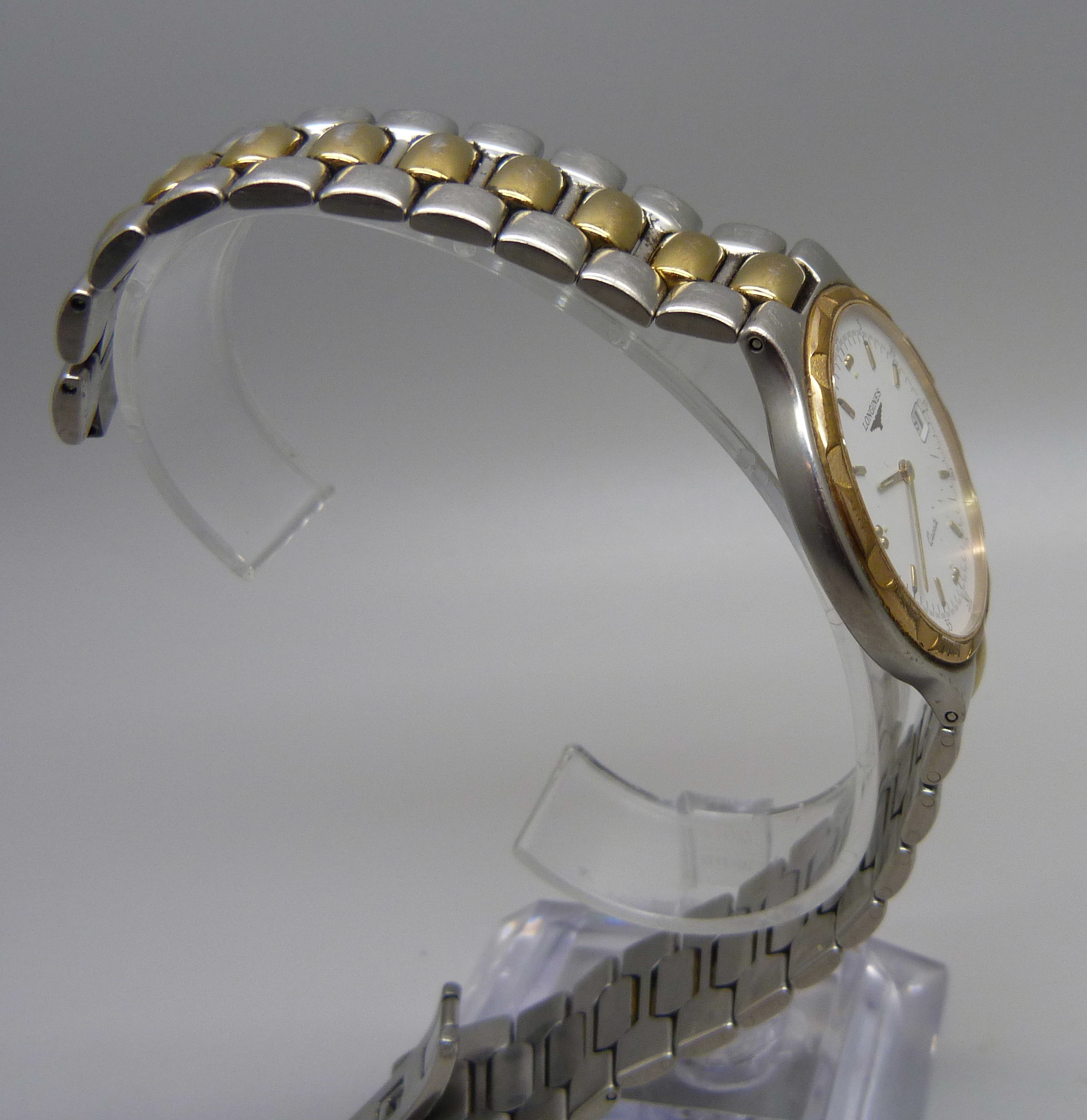 A Longines quartz wristwatch, requires clasp - Image 3 of 6