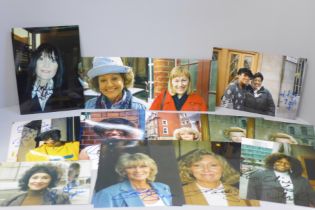 Autographs, signed photo of Sandie Shaw, Bonnie Tyler, Sheila Ferguson, Clodagh Rodgers, etc. (22)