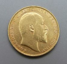 A 1903 gold full-sovereign