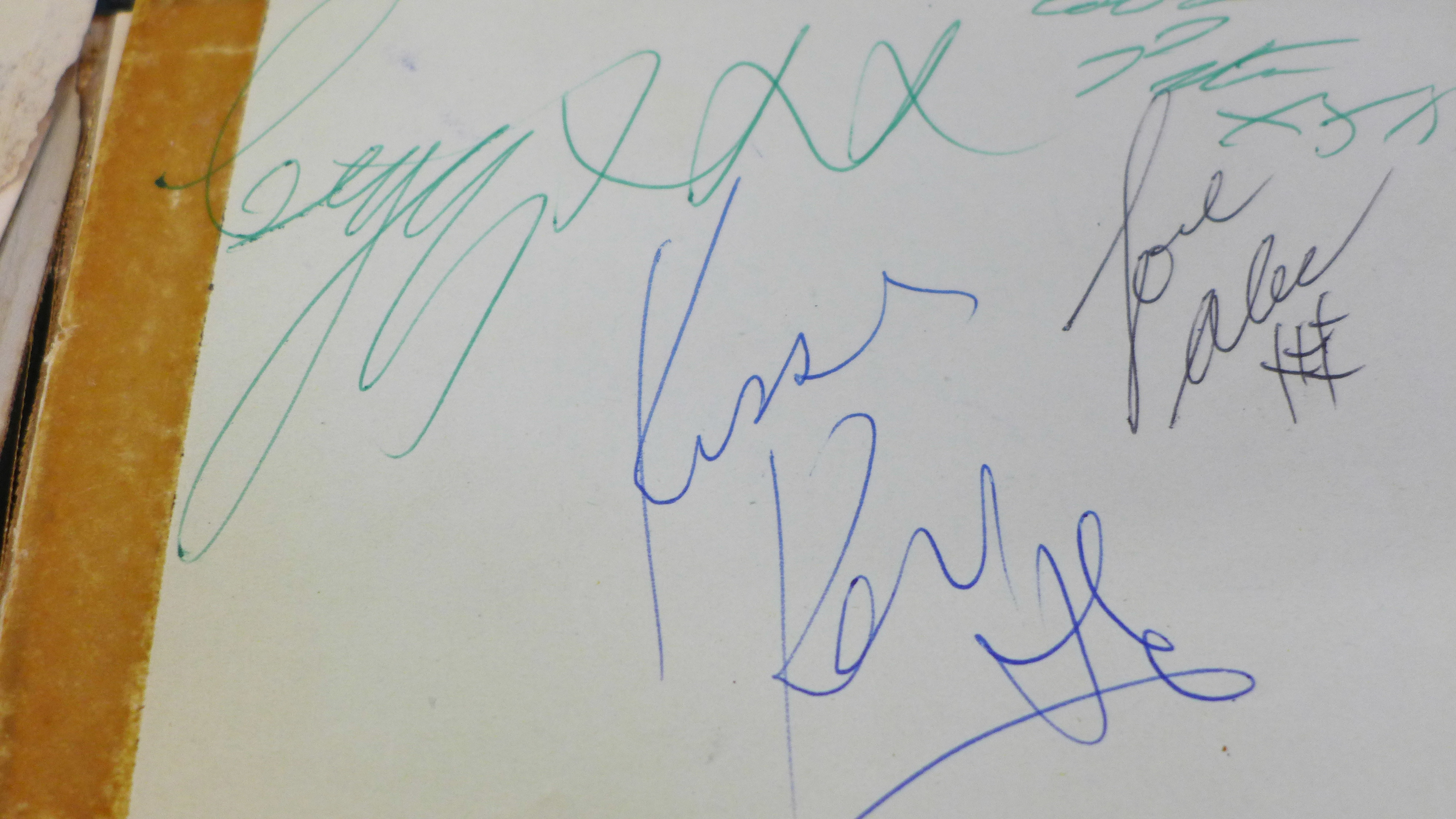 Autograph collection, eight autograph books mainly Pop music including Dusty Springfield - Image 3 of 17