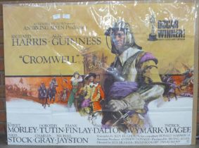 A film poster, Cromwell, starring Richard Harris and Alec Guinness