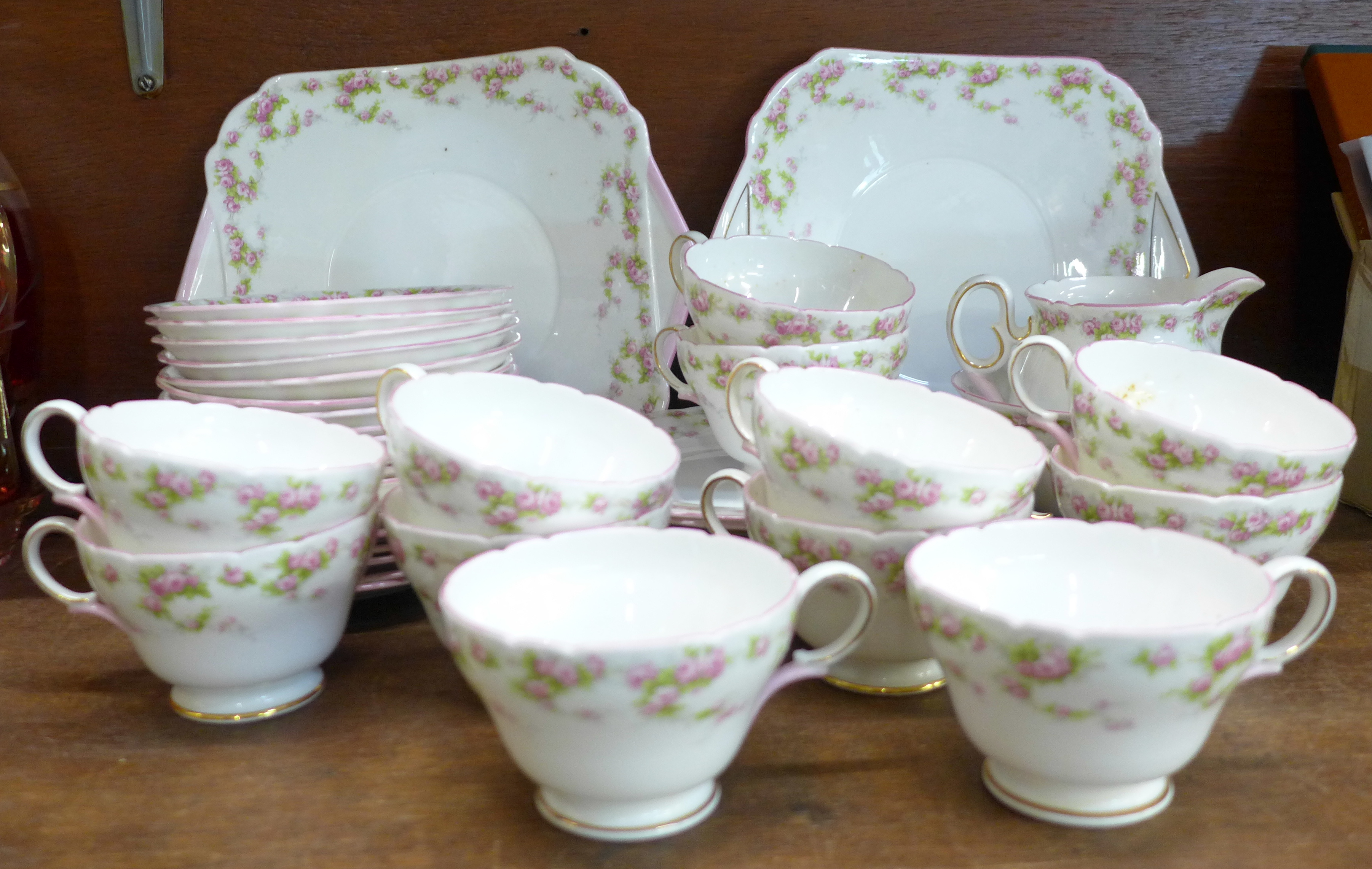 A Shelley twelve setting tea set **PLEASE NOTE THIS LOT IS NOT ELIGIBLE FOR POSTING AND PACKING** - Image 2 of 4