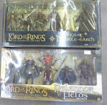 Two Lord of the Rings sets; Pelennor Fields and Kings of Middle Earth