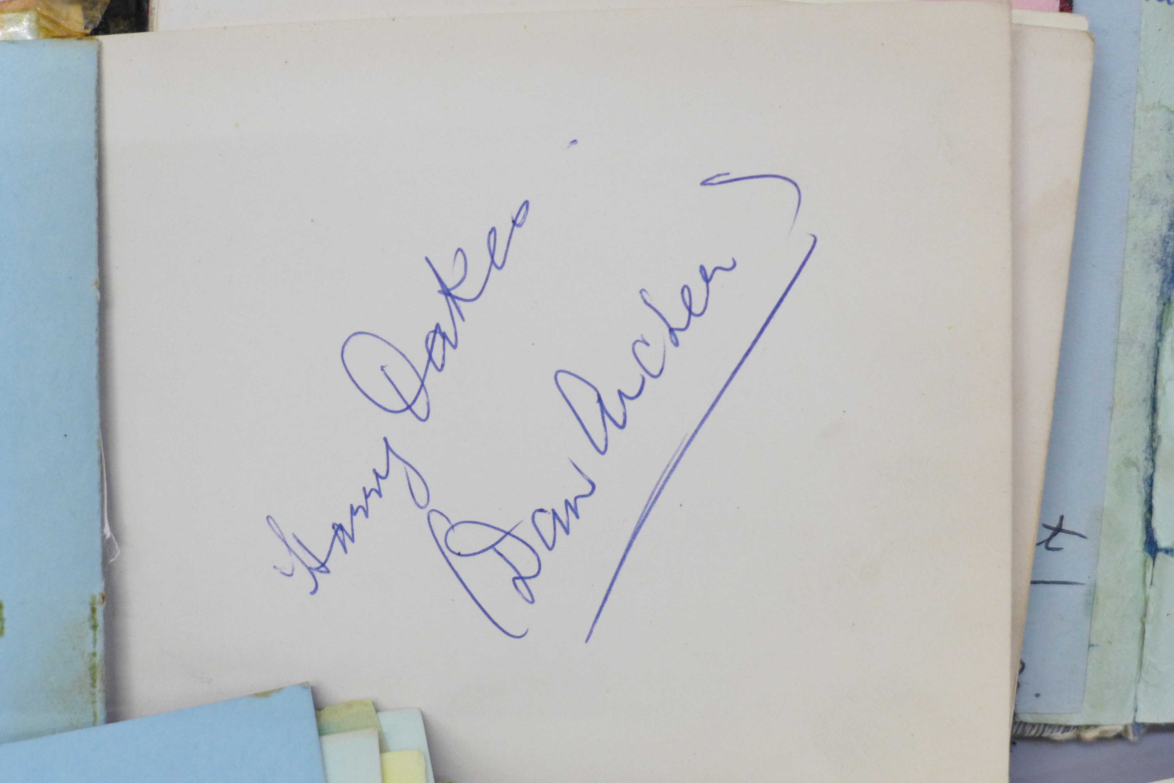 Autograph books, mainly 1960s (7) - Image 2 of 17