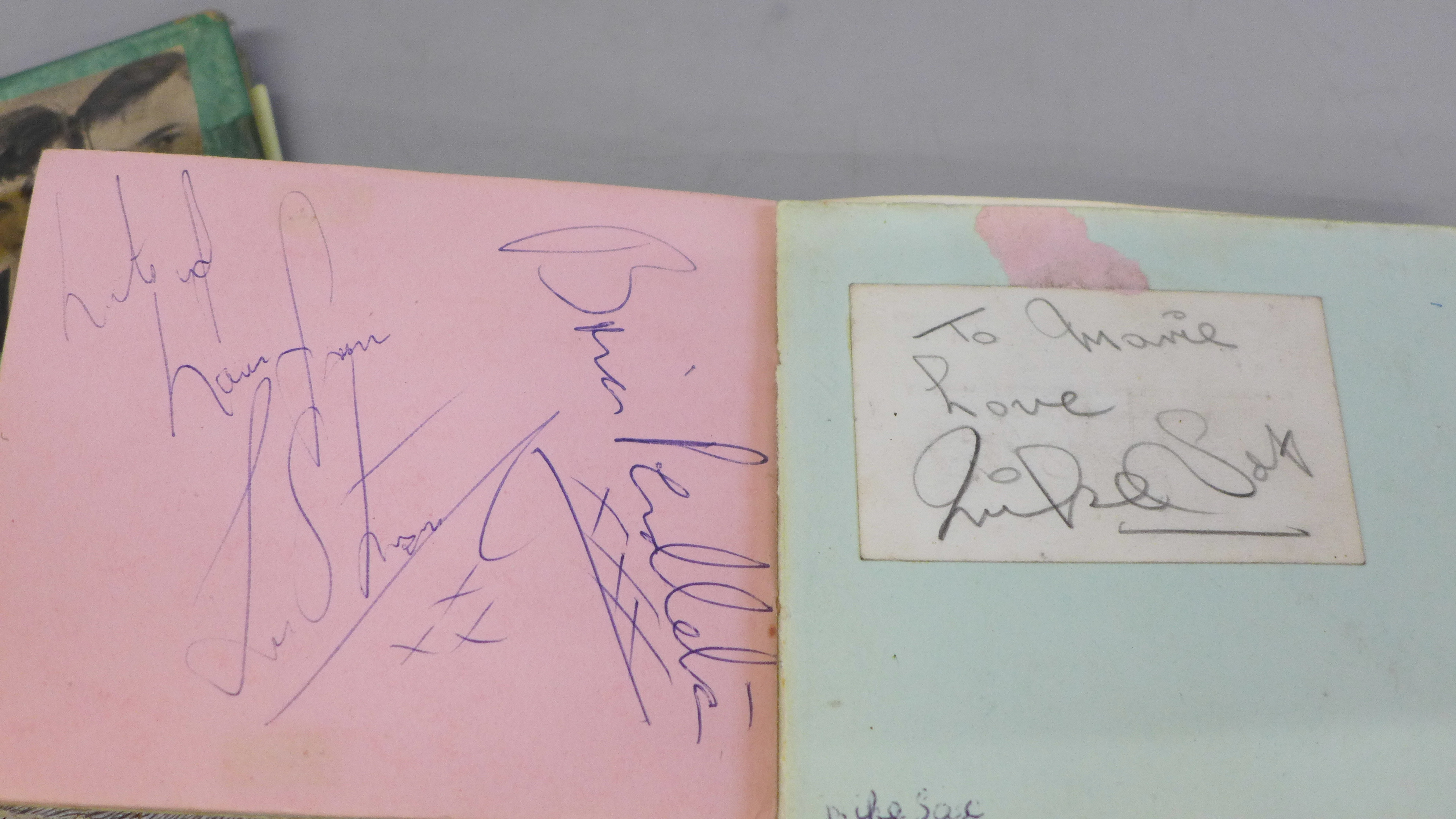 Autograph collection, eight autograph books mainly Pop music including Dusty Springfield - Image 13 of 17