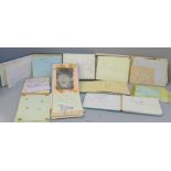 Autograph book collection, mainly 1960s, (8)