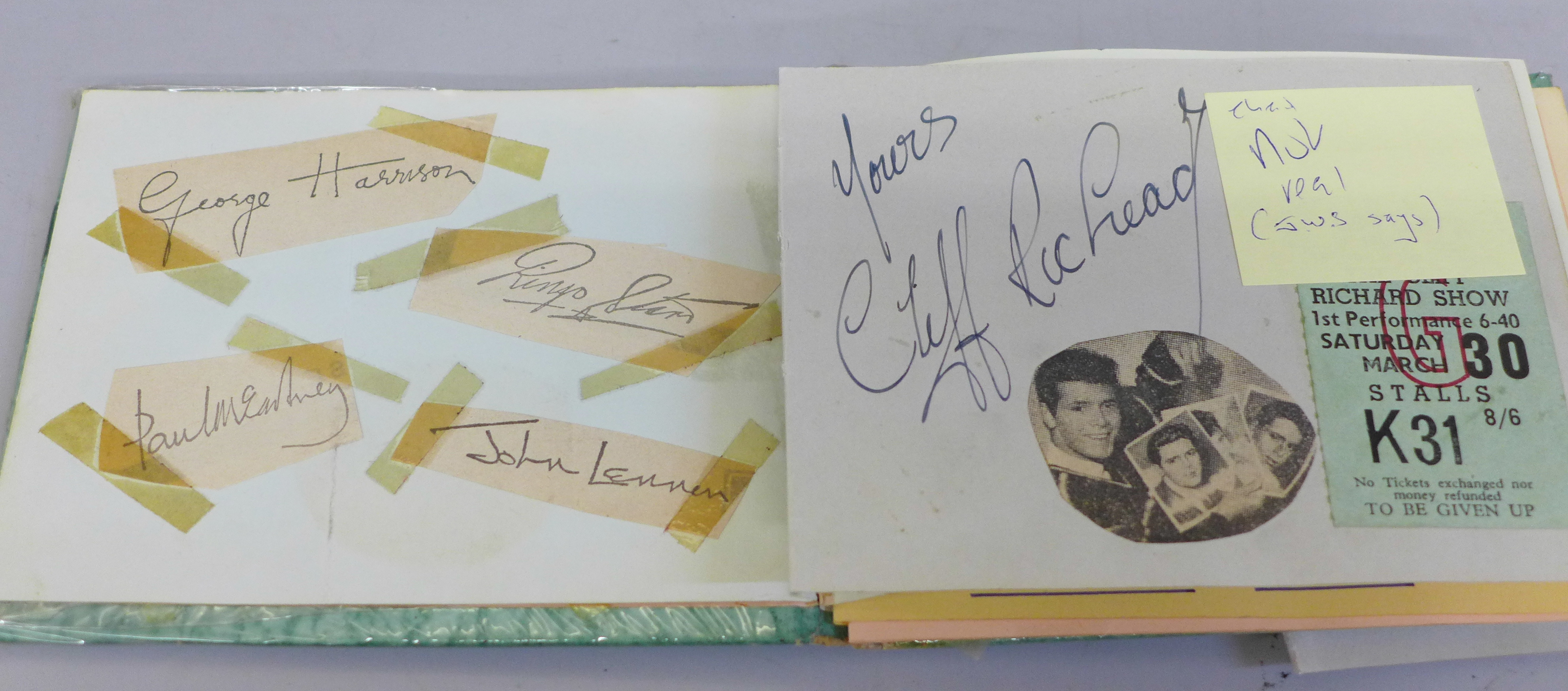 Autograph collection, eight autograph books mainly Pop music including Dusty Springfield - Image 15 of 17