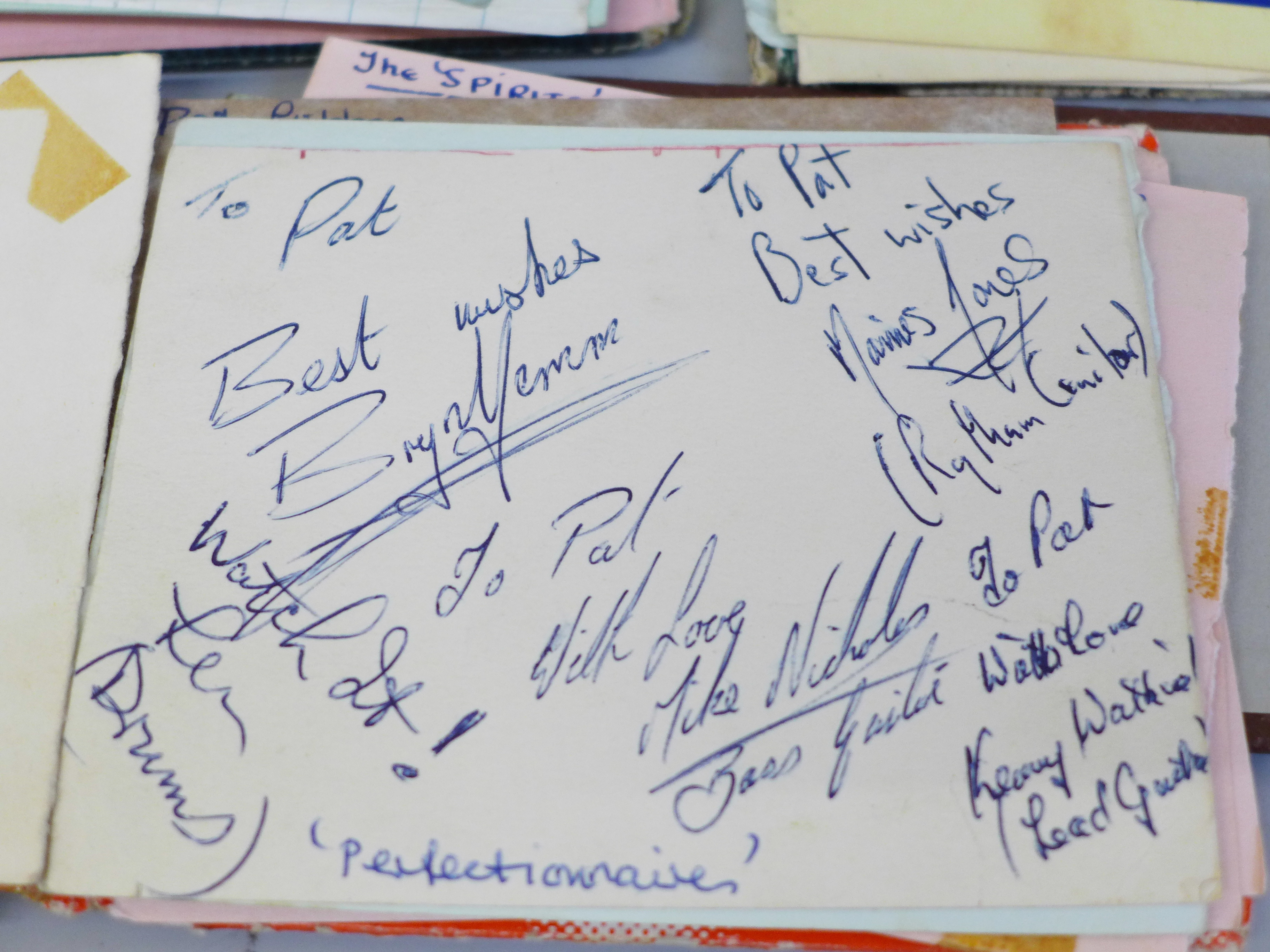 Autograph books, mainly 1960s (7) - Image 15 of 17