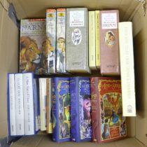 A collection of books including Enid Blyton, Chris Colfer, a set of Dave Pelzer books, etc. **PLEASE