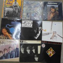 Thirteen Beatles group and solo albums including Beatles 1962 The Audition Tapes, Lennon Plastic Ono