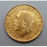 A 1911 gold full-sovereign