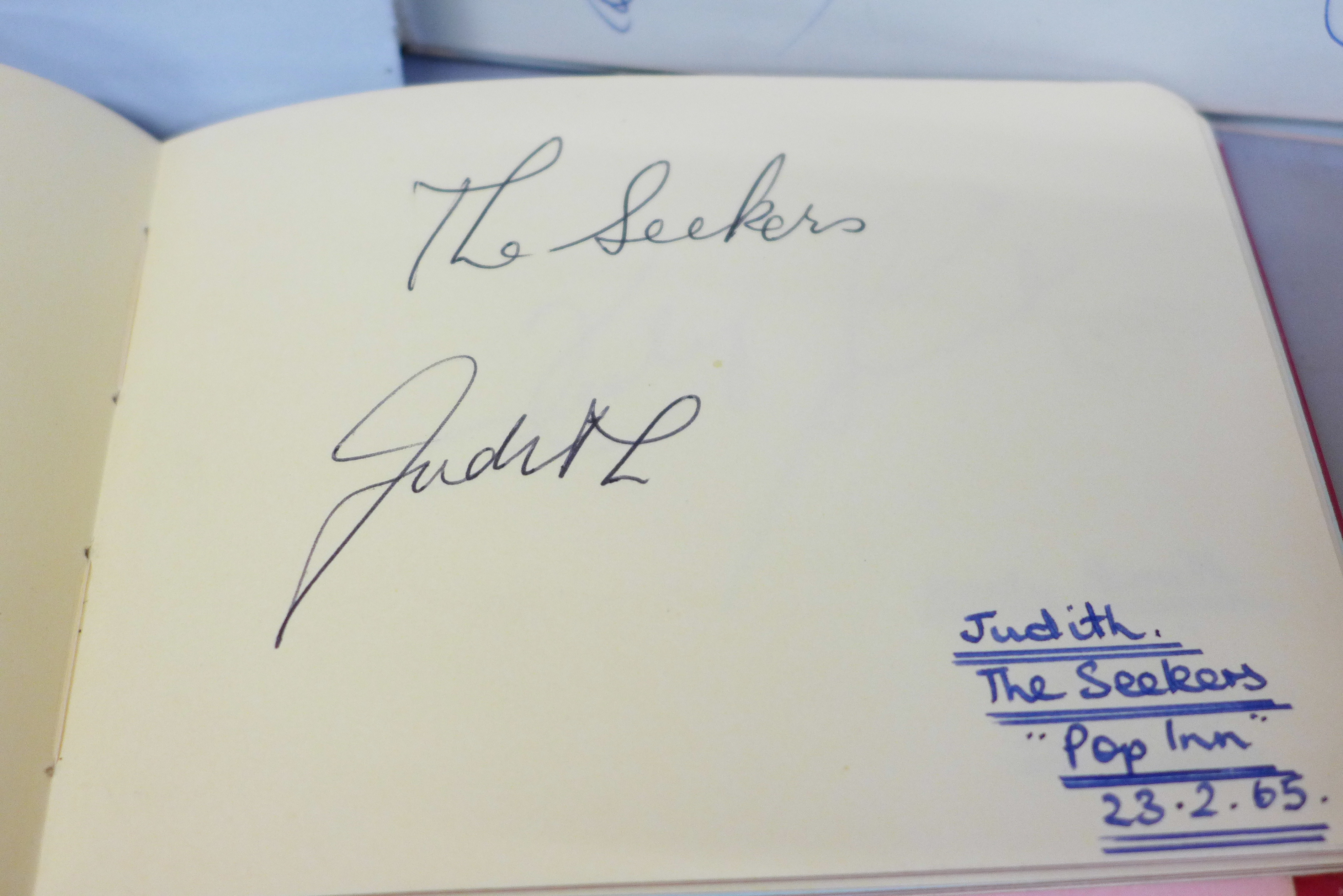 Autograph books, mainly 1960s (5) - Image 6 of 16