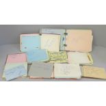 Autograph books, mainly 1960s (7)