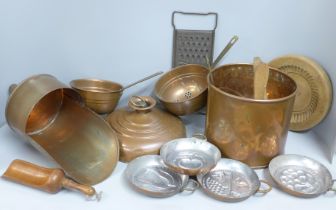 A box of mixed copper **PLEASE NOTE THIS LOT IS NOT ELIGIBLE FOR POSTING AND PACKING**