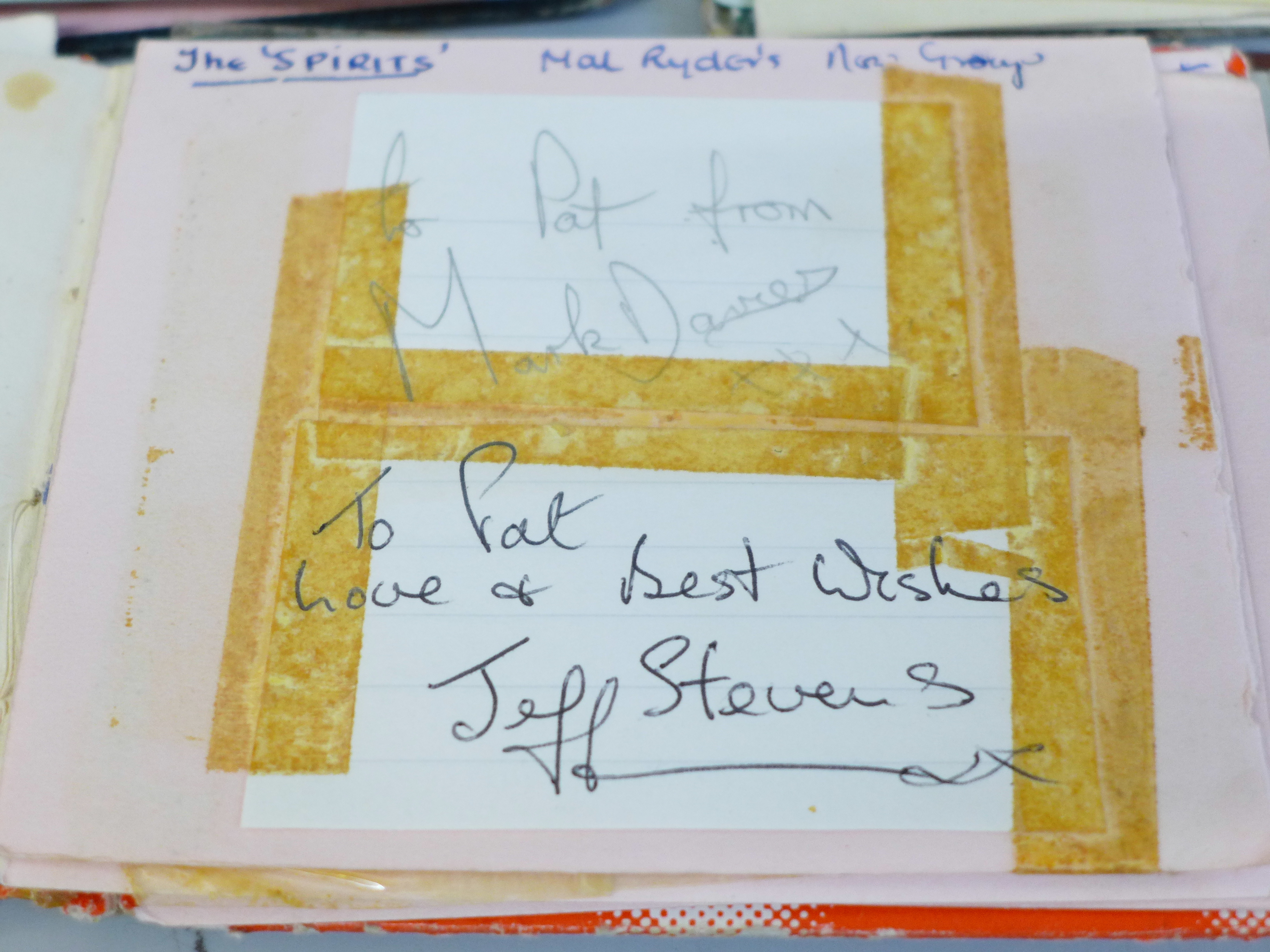 Autograph books, mainly 1960s (7) - Image 16 of 17