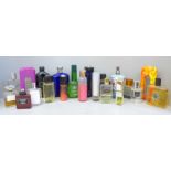 A collection of forty-five perfumes and after shaves