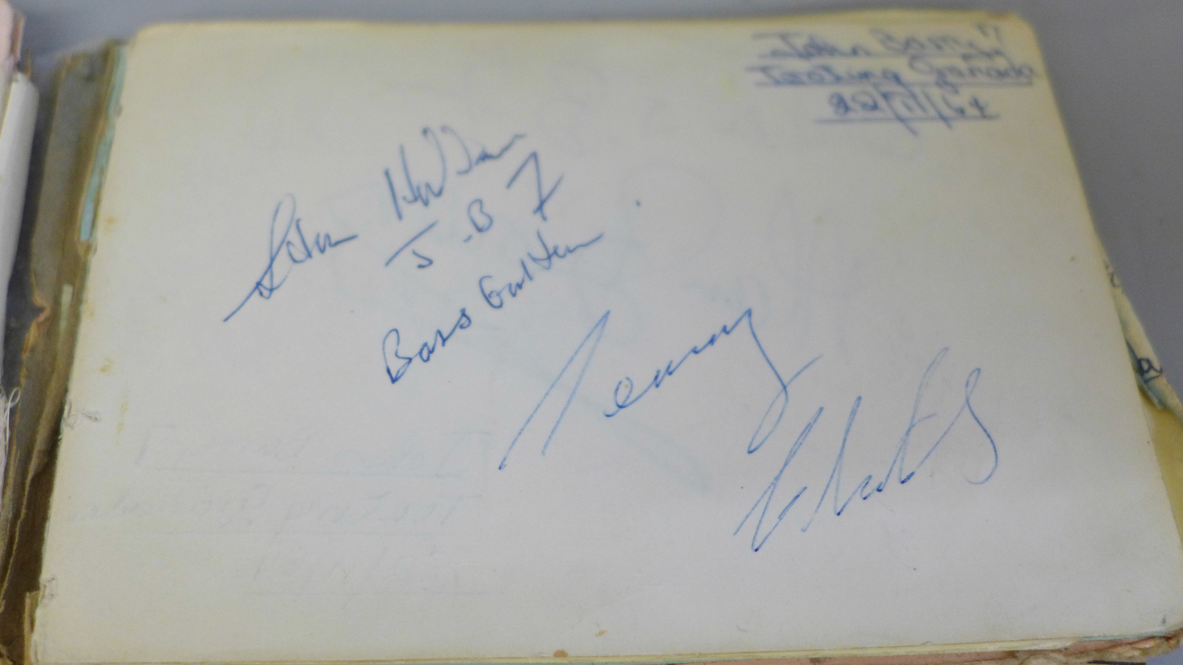 Autograph collection, eight autograph books mainly Pop music including Dusty Springfield - Image 7 of 17