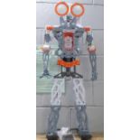 A Meccano mechanoid with transformer