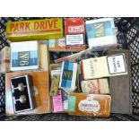 Assorted items; maps, collectors cards, dominoes including Park Drive, lighters, etc.