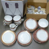 A Royal Grafton Majestic tea set and a circa 1910 doll's tea set **PLEASE NOTE THIS LOT IS NOT