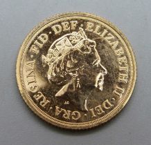 A 2017 gold full-sovereign