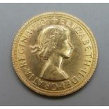 A 1967 gold full-sovereign