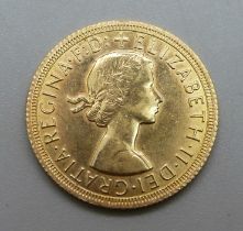 A 1967 gold full-sovereign