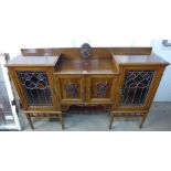 An Edward VII mahogany side cabinet