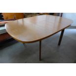 A G-Plan Sierra teak extending dining table