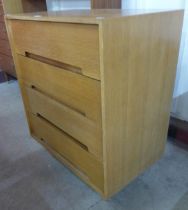 A Stag C-Range oak chest of drawers, designed by John & Sylvia Reid