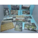 Postcards, Northampton, selection, inc. RP, Proclamation (2), Collector Queens Alexandra Rose Day,