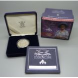 A Royal Mint The Queen Mother Centenary Year Silver Proof Crown, boxed