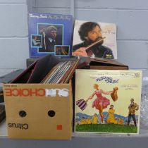A collection of easy listening LP records, 7" singles and 78rpm records **PLEASE NOTE THIS LOT IS