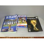 Football interest; Wold Cup, Germany 2006, two English programmes, German (two styles), media team